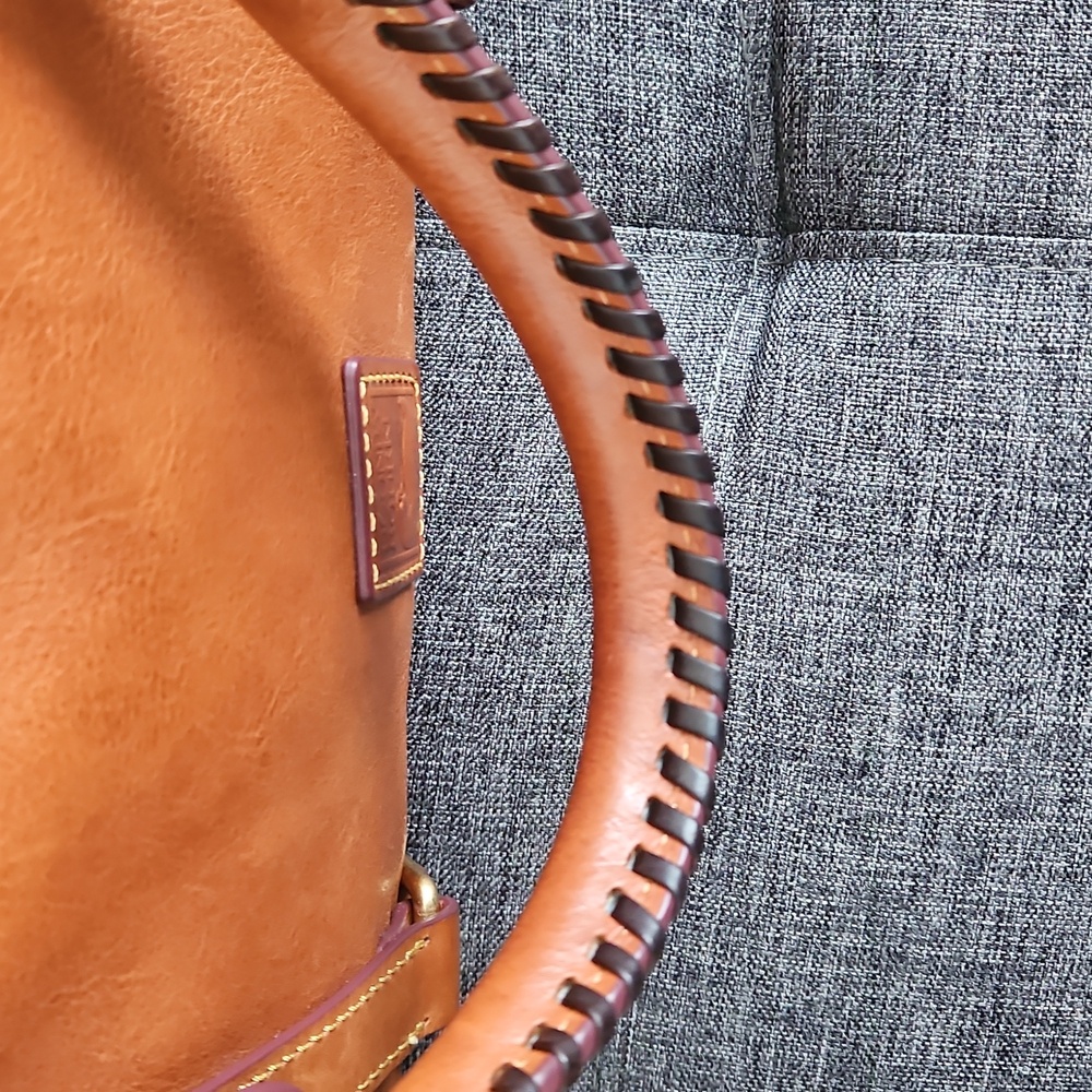 Dooney & Bourke Brown Satchel - Picture 9 of 10